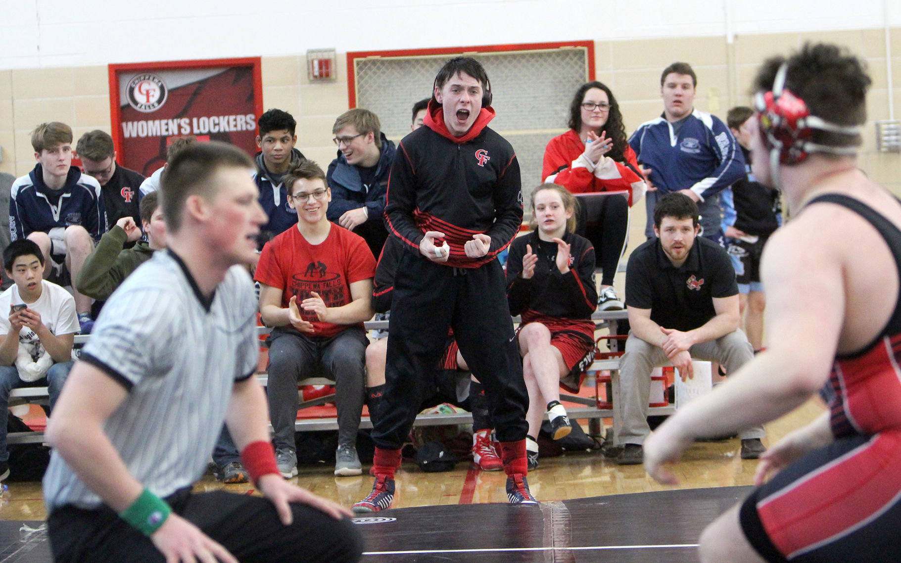 Division 1 wrestling regional at Chippewa Falls 2-9-19